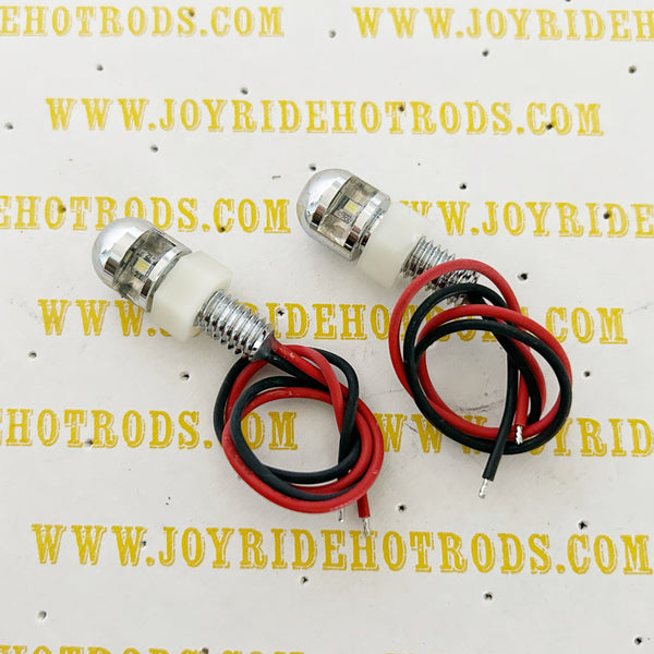 License Plate Light Bolts LED S/S Joyride Hot Rods