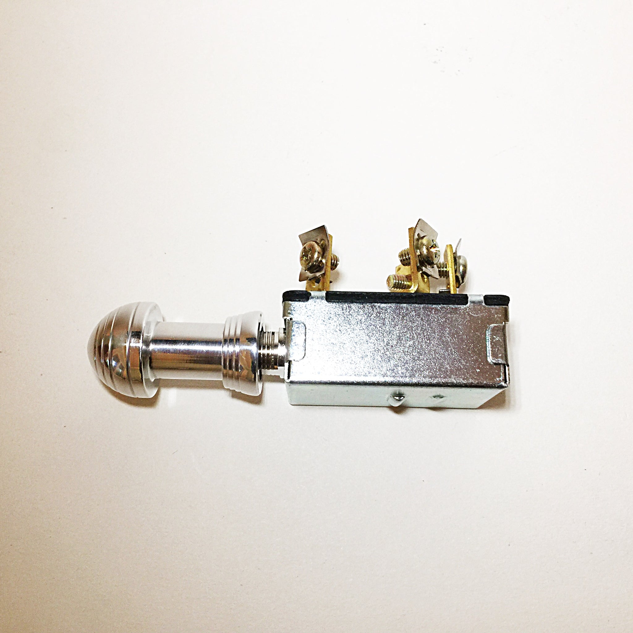 Keyless ignition Switch with Polished 1940's Style Knob & Bezel