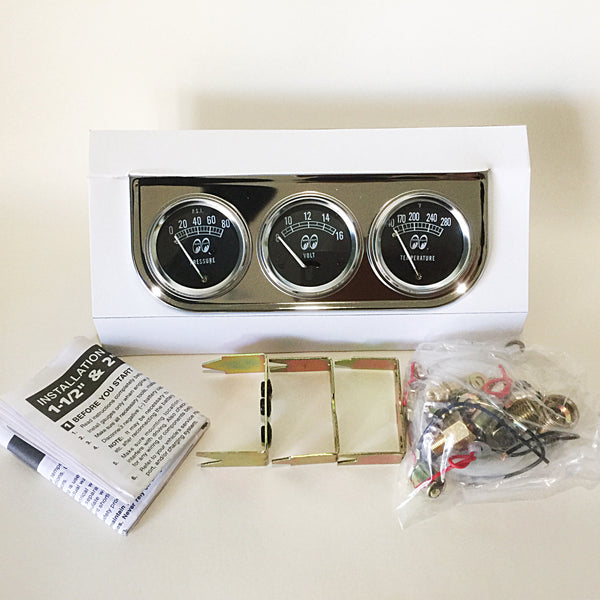 1-1/2 Volt Triple Gauge Kit