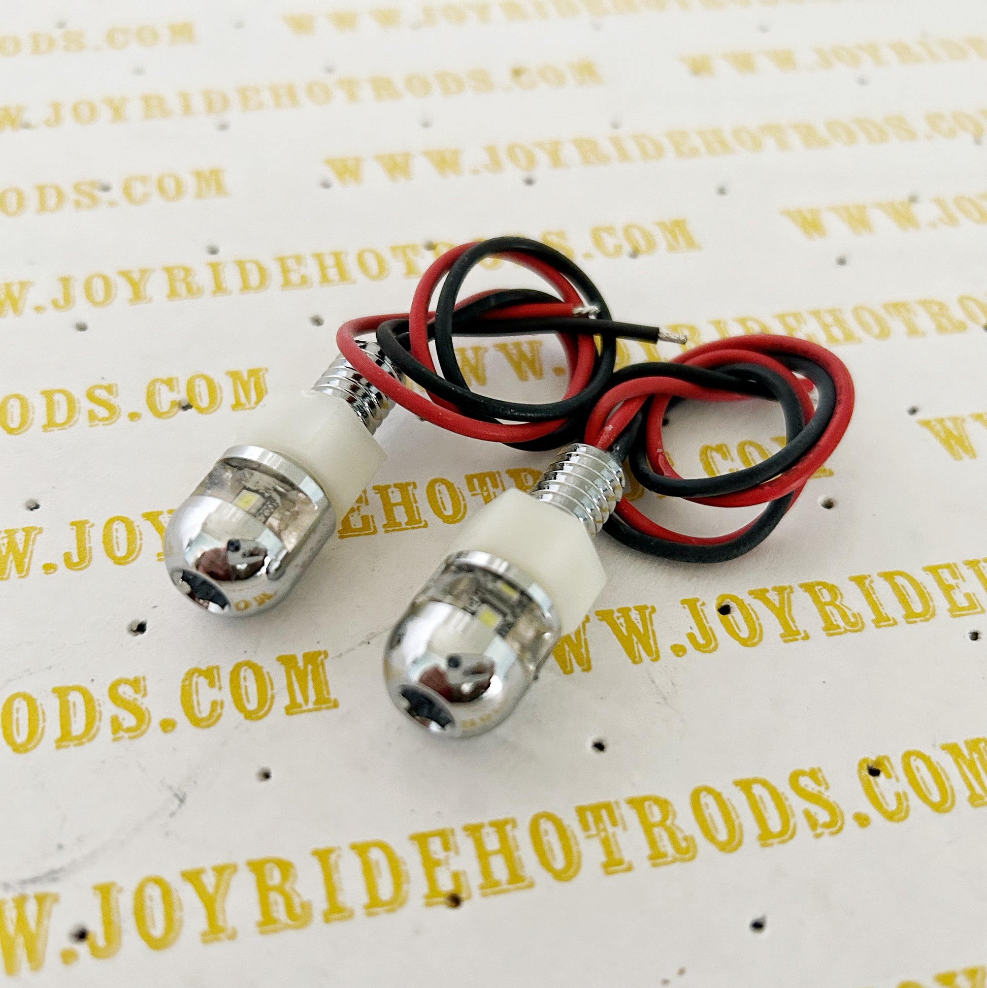 License Plate Light Bolts LED S/S Joyride Hot Rods
