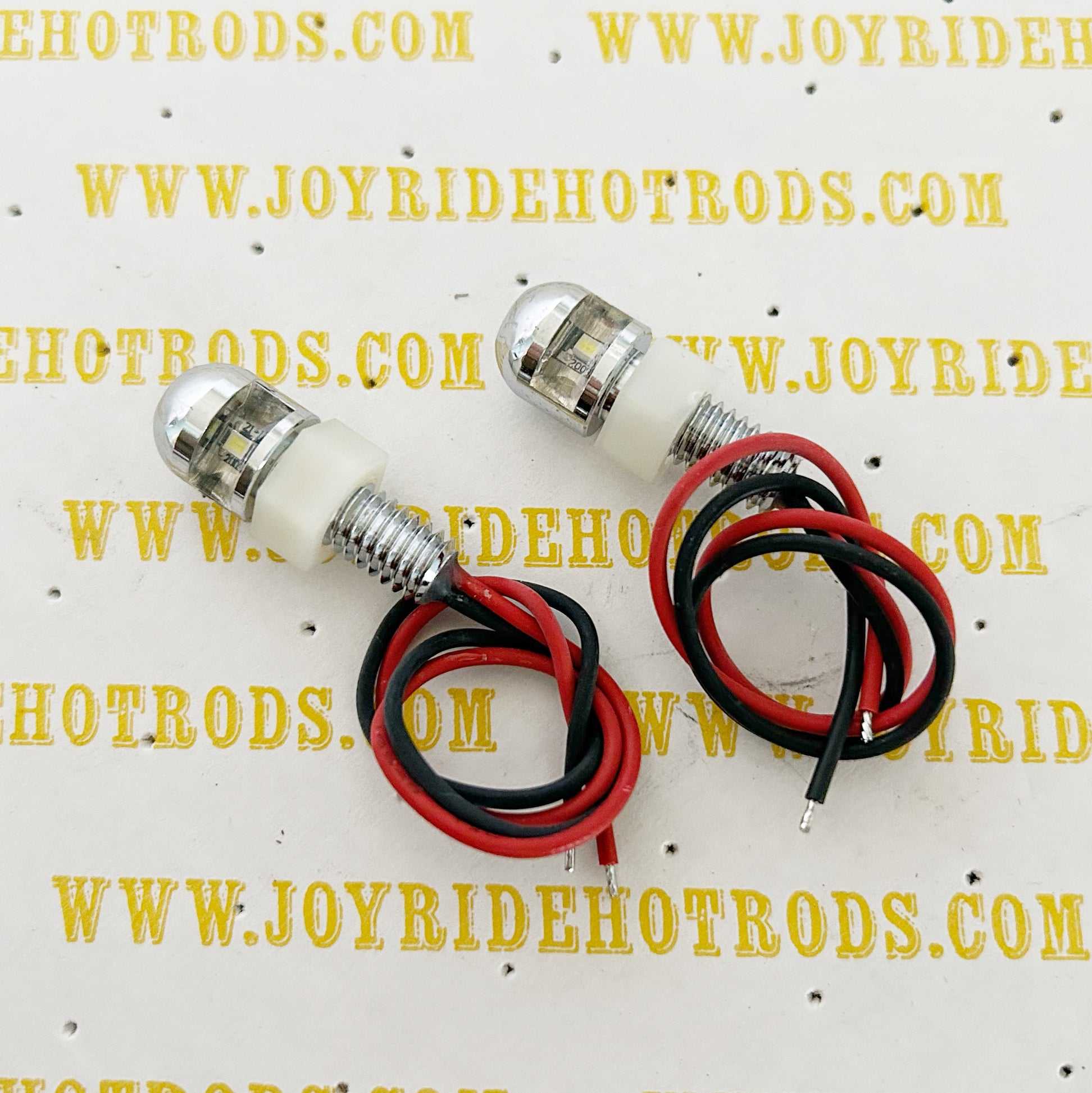 License Plate Light Bolts LED S/S Joyride Hot Rods