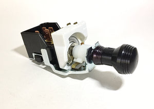 GM style Headlamp Switch with Anodized Black Art Deco Knob & Bezel