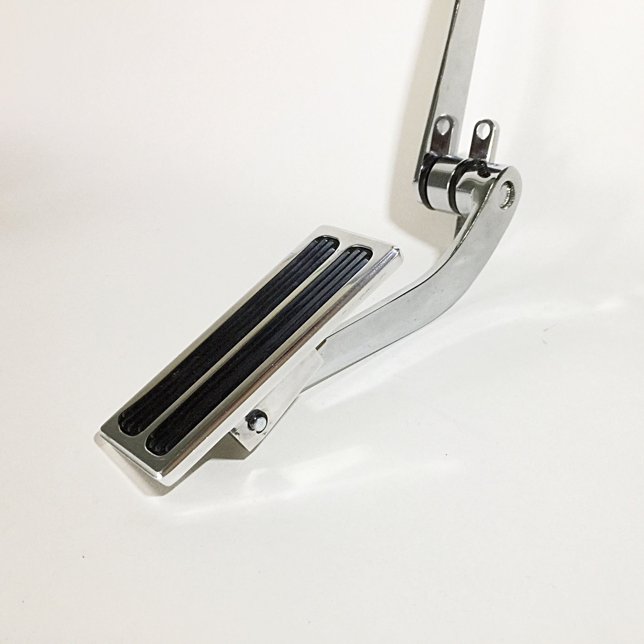 Hinged Gas Pedal Poliished Aluminum and Chrome