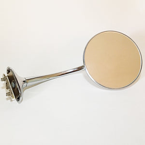 Curved Arm Door Edge Mirror - Round