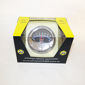 Mooneyes 1/2 Sweep Tachometer with Chrome Cup