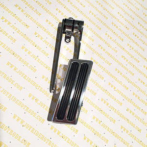 Hinged Gas Pedal Poliished Aluminum and Chrome