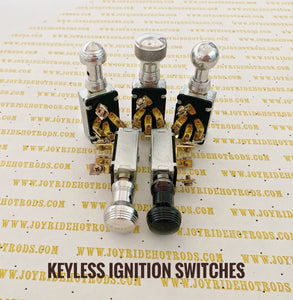 Keyless Ignition Switch - Custom Aluminum Knob & Bezel